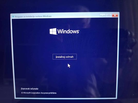 instaliranje windowsa cijena